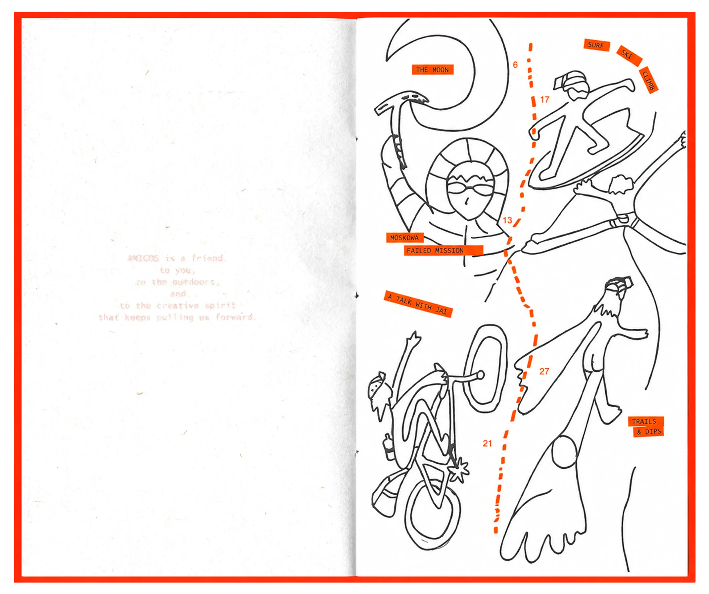 AMIGOS Outdoor Magazine — Issue 00, spread 4