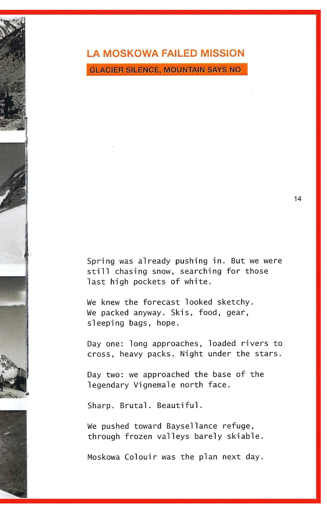 AMIGOS Outdoor Magazine — Issue 00, page 16
